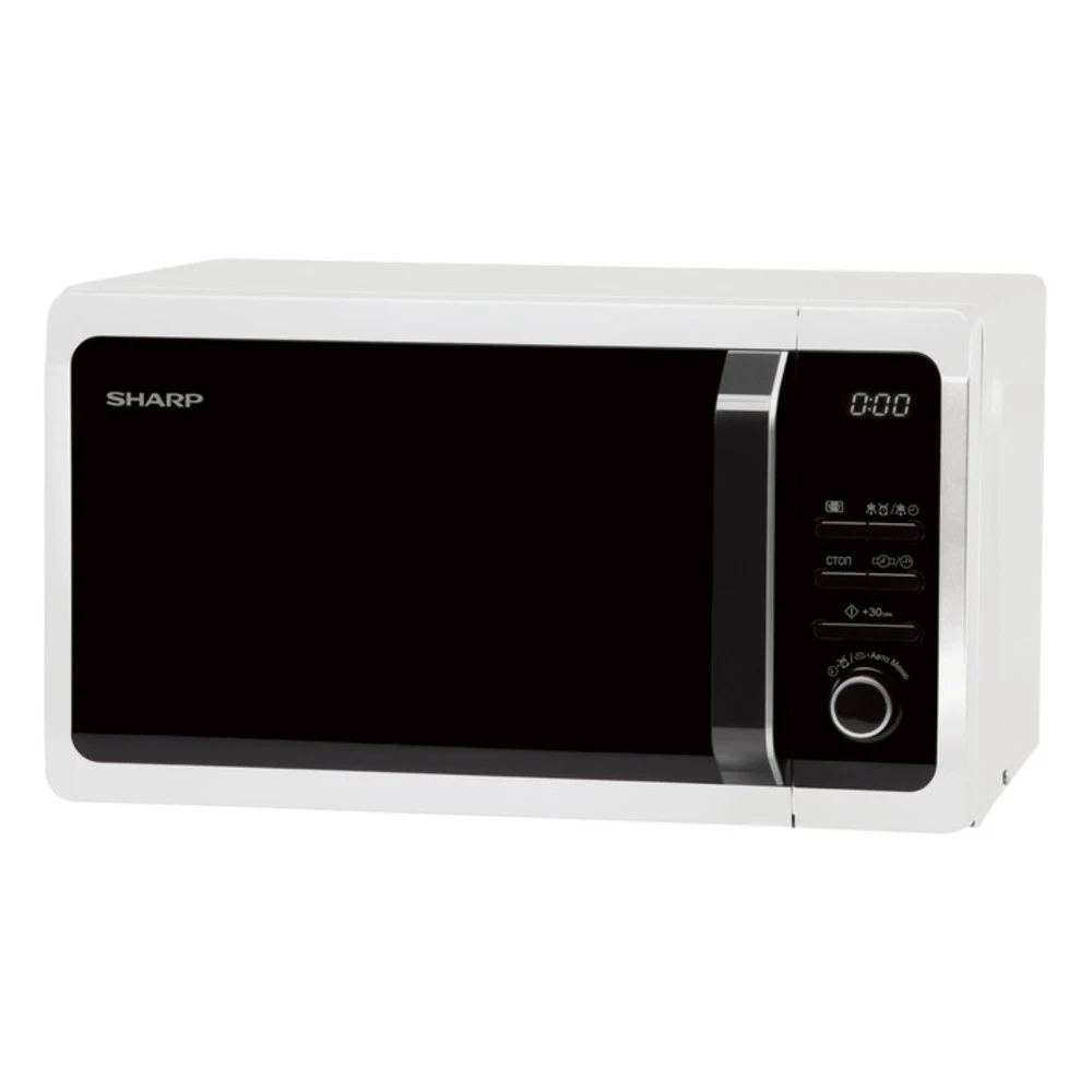 Микроволновая печь SHARP R2852RW, 20л., 800Вт, cоло, LCD, White