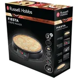Блинница, Russell Hobbs, 20920-56, Мощность 1200W, Металл, Пластик, Диаметр 30см, Световая индикация нагрева, Регулятор температуры, Антипригарное покрытие, Черный