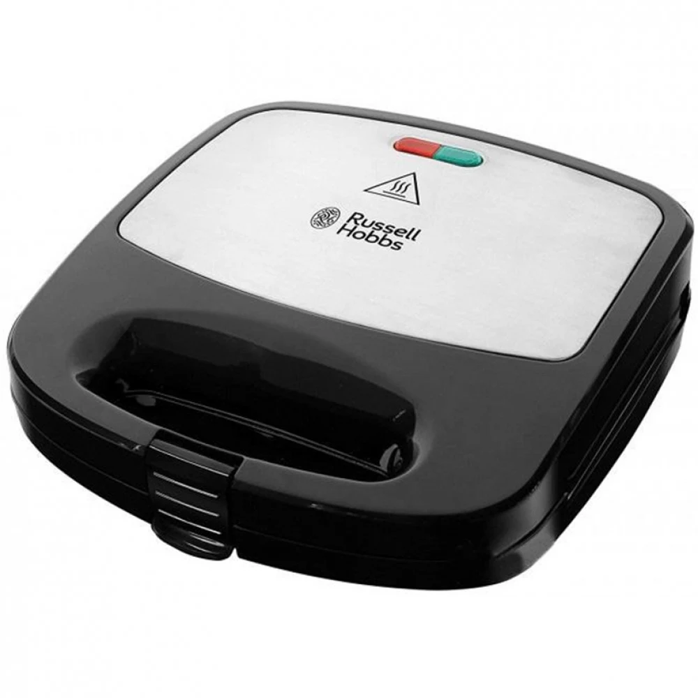 Мультимейкер, Russell Hobbs, 24540-56, Мощность 750W, Алюминиевые пластины, 3 сменные пластины, Материал корпуса нержавеющая сталь, Черный