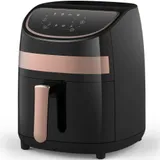 Аэрофритюрница, Deerma, Air Fryer DEM-KZ100, Объем чаши 3 л, Мощность 1000 Вт, Регулировка времени, Черный
