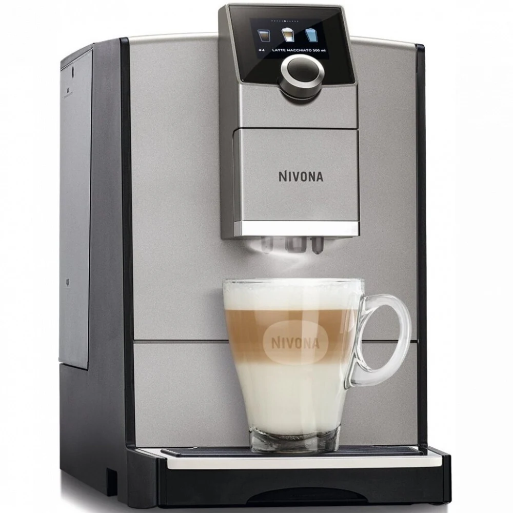 Кофемашина Nivona CafeRomatica NICR 795, 1455Вт, 15 бар, 2.2 л, 250 грамм, электр. управ, BT, Chrome