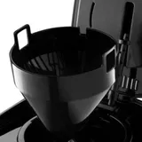 Кофеварка, Russell Hobbs, 26990-56, Мощность 1000Вт, Молотый тип используемого кофе, Объем 1.5л, Кнопочное управление, Синий ЖК-дисплей, Съемный моющийся держатель фильтра, Автоматическое сохранение