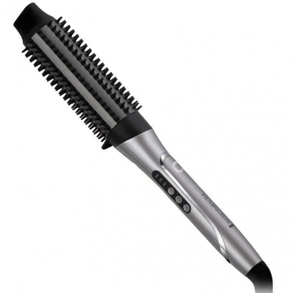 Фен-щетка, Remington, CB9800, Мощность 62W, 3 режима нагрева, Автоотключение, Серый