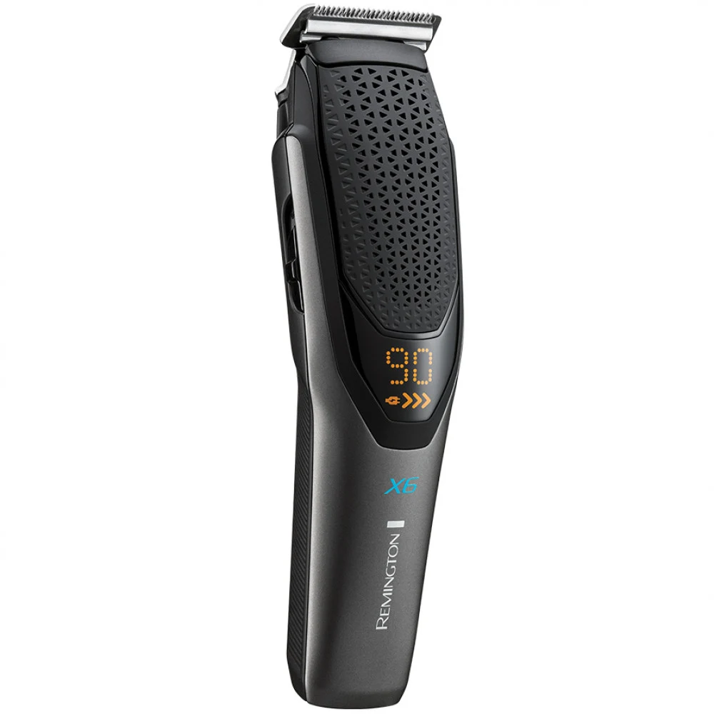 Машинка для стрижки, Remington, HC6000, Материал лезвий нержавеющая сталь, Питание от аккумулятора и от сети, Материал корпуса пластик, Серый