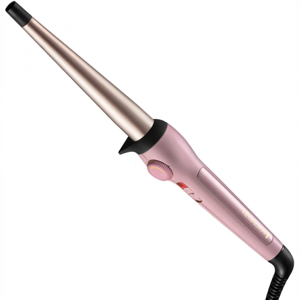 Плойка конусная, Remington, CI5901, Материал покрытия керамика с кокосовым маслом, Питание от сети, Форма (только для плоек) конусная, Размер нагревательного элемента13-25 мм, Количество режимов 8