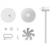 Вентилятор напольный беспроводной, Smartmi, ZLBPLDS03ZM / PNP6004EU, Потребляемая мощность 25 Вт, Аккумулятор 2800 мАч (33.6 Wh), 100 бесступенчатых скоростей, 4 угла поворота: 30°-120°, Управление
