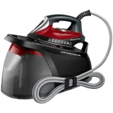 Парогенератор, Russell Hobbs, 24460-56, Мощность 2750W, Постоянная подача пара 315 г/мин, Керамическая подошва, Автоотключение, Вертикальное отпаривание, Оповещение о низком уровне воды, Красный