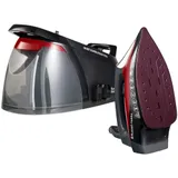 Парогенератор, Russell Hobbs, 24460-56, Мощность 2750W, Постоянная подача пара 315 г/мин, Керамическая подошва, Автоотключение, Вертикальное отпаривание, Оповещение о низком уровне воды, Красный