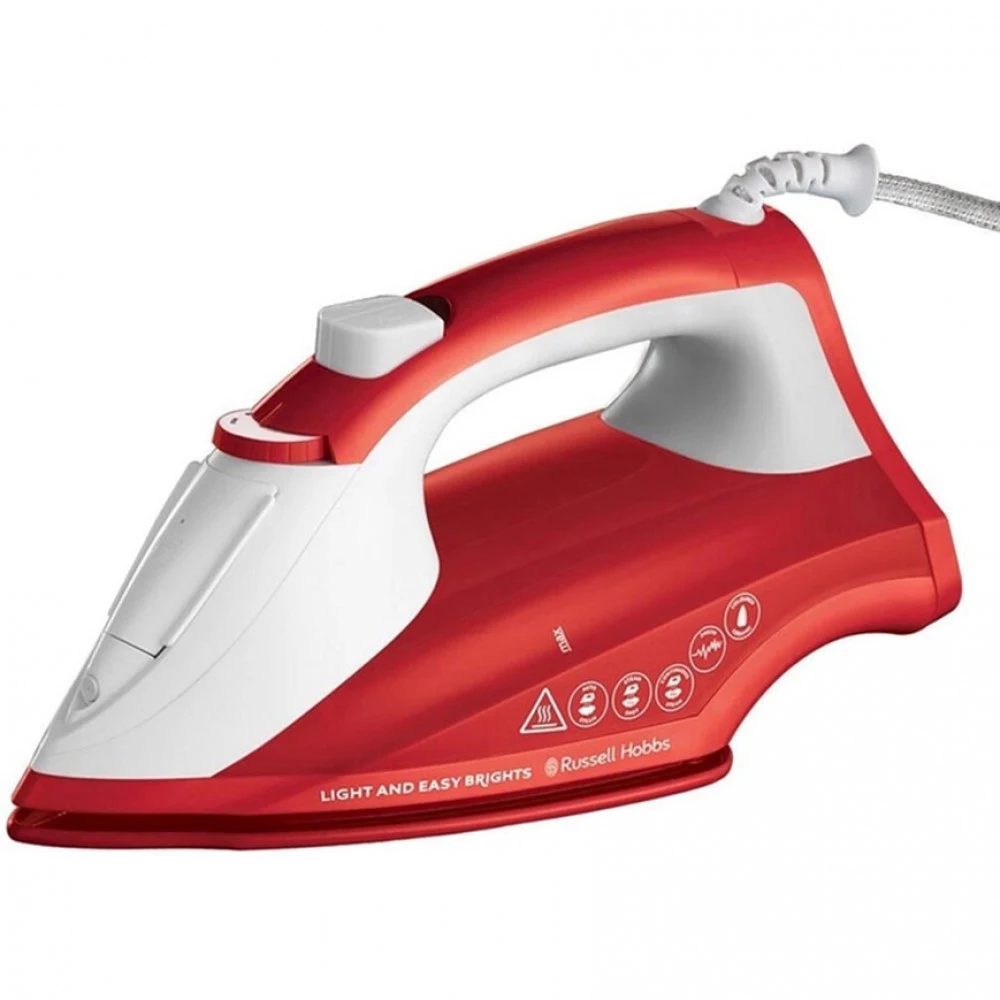 Утюг, Russell Hobbs, 26481-56, Мощность 2400Вт, Керамическая подошва, Паровой удар 115г/мин, Постоянная подача пара 35г/мин, Функция защиты от капель, Функция защиты от накипи, Объем резервуара для