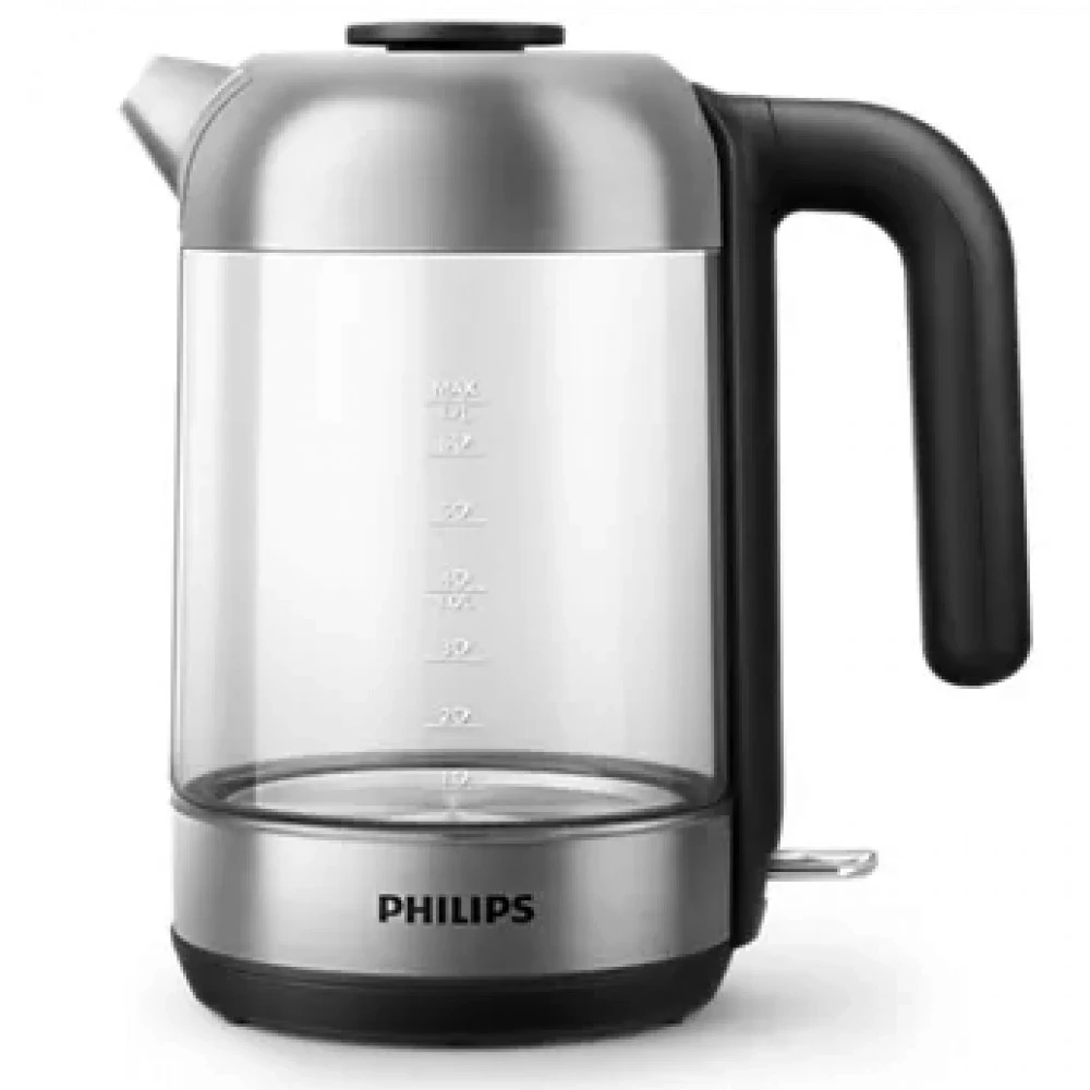Чайник электрический, Philips, HD9339/80, Мощность 2000 Вт, Объем 1,7 л, Автоотключение, Подстветка, Индикация уровня воды, Съемный фильтр, Цвет Серебристый