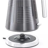 Электрочайник, Russell Hobbs, 25240-70, Мощность 2400Вт, Объем 1.7л, Нержавеющая сталь, Внутренняя подсветка, Автоотключение: при закипании, при отсутствии воды, при снятии с подставки, Серый