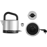 Электрический чайник, Russell Hobbs, 26420-70, Объем 1.5л, Нержавеющая сталь, Установка температуры нагрева 100°C, Защита от перегрева, Выключение при снятии с базы, Мощность 2400W, Серебристый