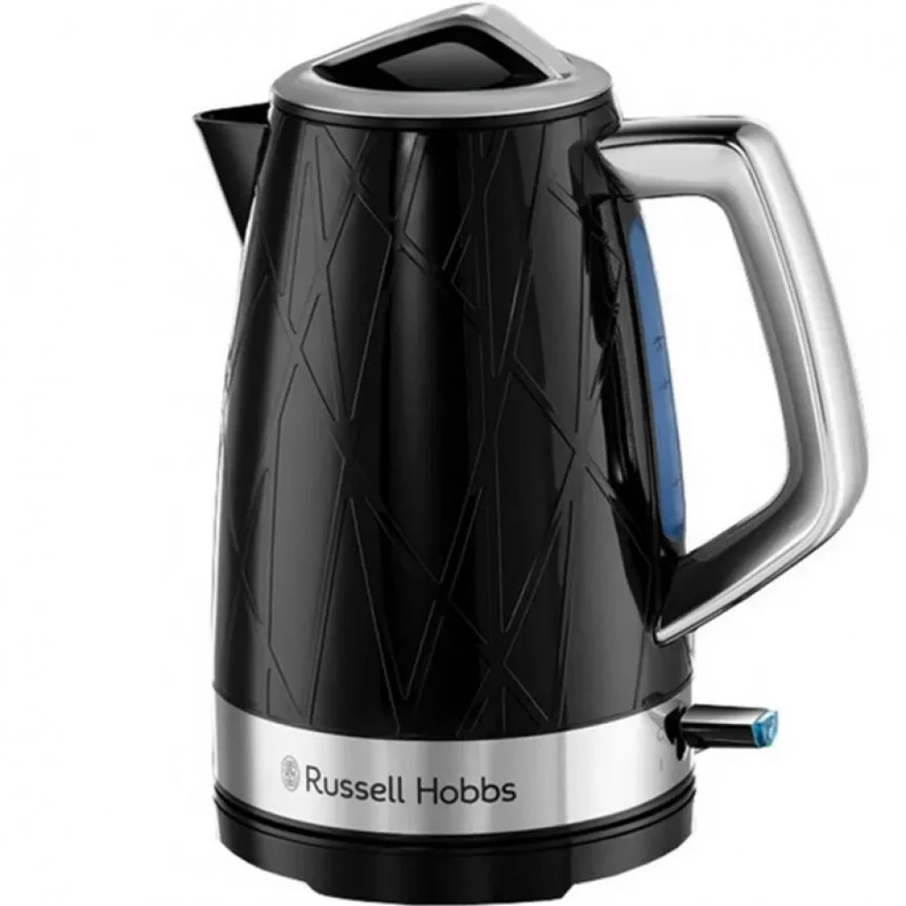 Чайник электрический, Russell Hobbs, 28081-70, Мощность 2400Вт, Объем 1.7л, Пластик, Внутренняя подсветка, Автоотключение: при закипании, при отсутствии воды, при снятии с подставки, Съемная крышка,