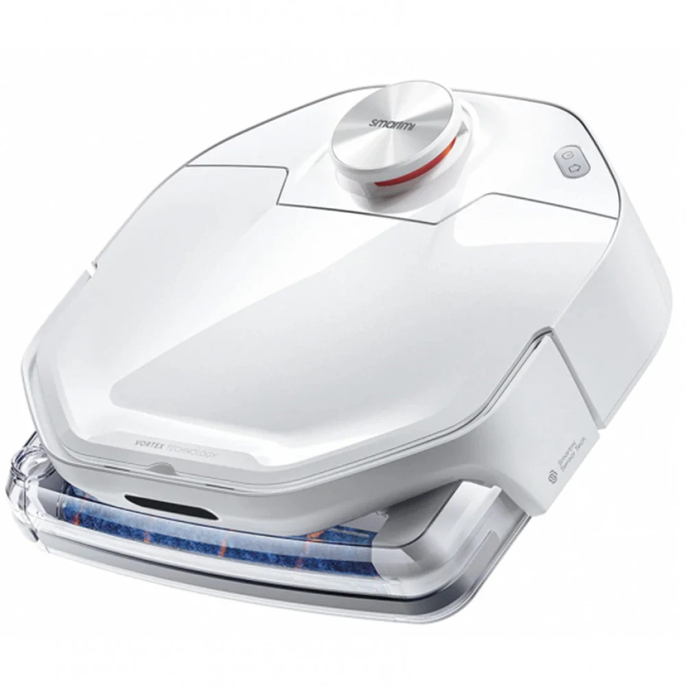 Робот-пылесос, Smartmi, VortexWave Robot Vacuum Cleaner/ZNXDJQR01ZM, Функция влажной уборки, LDS навигация, Мощность всасывания 4000 Па, Батарея 5200 мАч, Площадь уборки до 98 м, Голосовые уведомлен