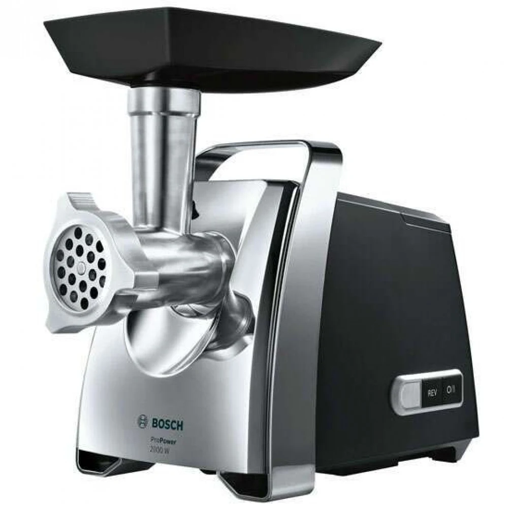 Мясорубка BOSCH MFW67440 Мясорубка 700Вт, 3.5 кг/мин, реверс, насадки: шинковка, кеббе, колбас