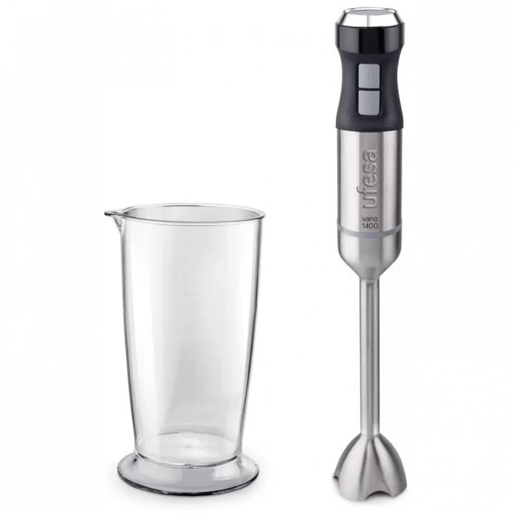 Блендер Ufesa BP4750 Vario 1400 Titanium XL, погружной, 1400Вт, 700мл, 20 скоростей, пластик, Black