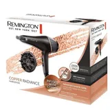 Фен, Remington, AC5700, 2 скорости, 3 температурных режимов, AC мотор, Ионизация, Подача холодного воздуха, Длина кабеля 3м, Мощность 2200 Вт, Черный