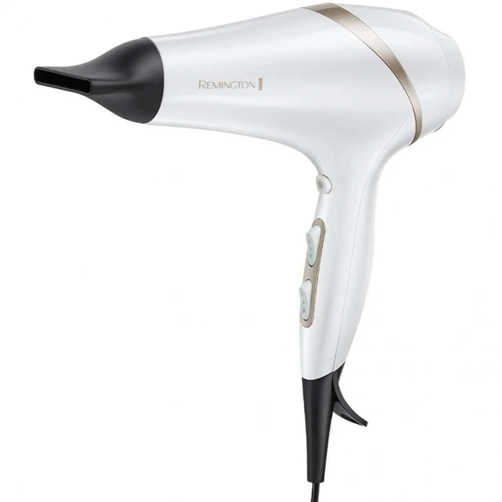 Фен с АС мотором, REMINGTON, AC8901,Мощность 2300W, 2 скоростных режима, 3 температурных режима, AC мотор, Длина шнура электропитания 180см, Белый