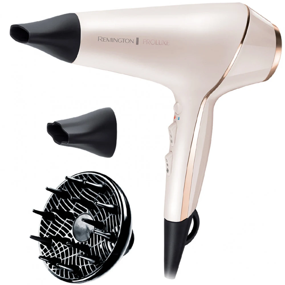 Фен с АС мотором, REMINGTON, AC9140, Мощность 2400W, 2 скоростных режима, 3 температурных режима, AC мотор, Длина шнура электропитания 300см, Розовое золото