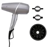 Фен с АС мотором, REMINGTON, AC9800, Мощность 2400W, 3 скоростных режима, 3 температурных режима, AC мотор, Длина шнура электропитания 300см, Серый
