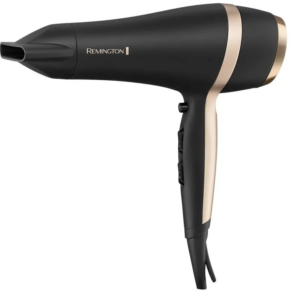 Фен, Remington, D6940GP, DC мотор, 2 скорости, 3 температурных режима, Ионизация, Петля для подвешивания, Решетка съемная, Вращающийся шнур, Уровень шума 78 дБ, Длина шнура электропитания 1.8м, Мощн