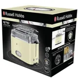 Тостер, Russell Hobbs, 21682-56, Мощность 1100Вт, 6 режимов обжаривания, 2 отделения, Таймер, Функция "Размораживание", Функция "Отмена", Функция «Пауза» во время приготовления, Кремовый