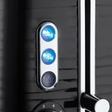 Тостер, Russell Hobbs, 24371-56, Мощность 1050W, 2 отделения, 6 режимов обжаривания, Пластик, Подогрев, Размораживание, «Пауза» во время приготовления, Черный