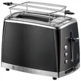 Тостер, Russell Hobbs, 26150-56, Мощность 1550Вт, 6 режимов обжаривания, 2 отделения, Таймер, Функция "Размораживание", Функция "Отмена", Функция «подогрева» во время приготовления, Черный