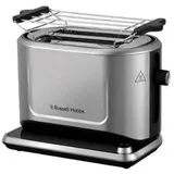 Тостер, Russell Hobbs, 26210-56, Мощность 1640W, 2 отделения, 6 режимов обжаривания, Нержавеющая сталь, Подогрев, Размораживание, «Пауза» во время приготовления, Автоцентрирование, Подъем маленьких