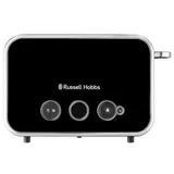 Тостер, Russell Hobbs, 26430-56, Мощность 1670W, 2 отделения, 6 режимов обжаривания, Нержавеющая сталь, Подогрев, Размораживание, «Пауза» во время приготовления, Подъем маленьких тостов, Черный