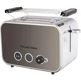 Тостер Russell Hobbs 26432-56, 1670 Вт, 2 тоста, 6 режимов, Titanium