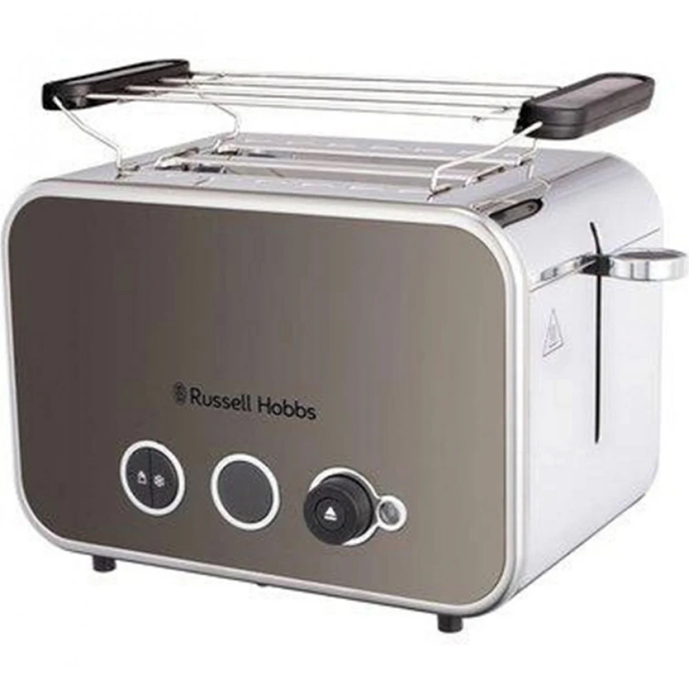 Тостер Russell Hobbs 26432-56, 1670 Вт, 2 тоста, 6 режимов, Titanium