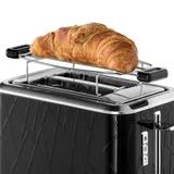 Тостер, Russell Hobbs, 28091-56, Мощность 1050Вт, 5 режимов обжаривания, 2 отделения, Таймер, Функция "Размораживание", Функция "Отмена", Функция «подогрева» во время приготовления, Черный