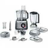 Кухонный комбайн BOSCH/ 1250 Вт, цвет серебристый, черный.