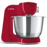 Кухонная машина Bosch MUM58720 планетар.вращ. 1000Вт красный/серебристый
