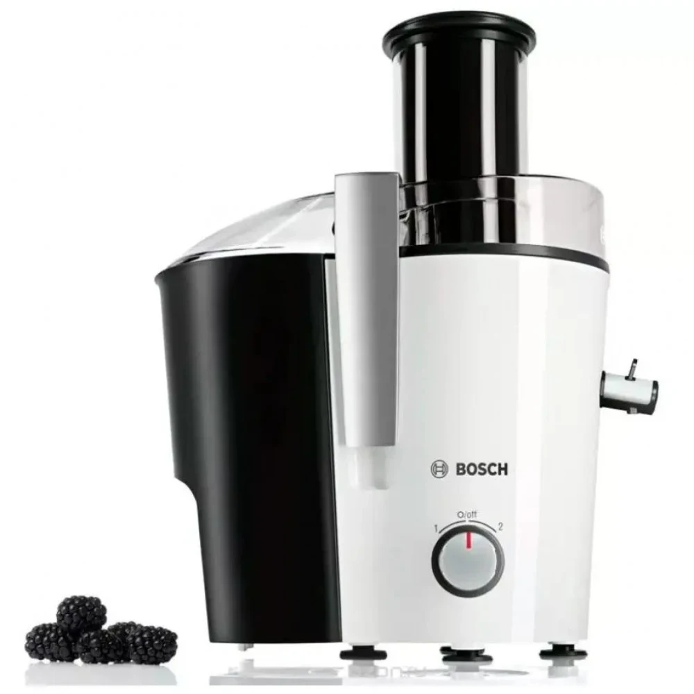 Cоковыжималка BOSCH/ Универсальная соковыжималка, 700Вт, пластик, цвет: белый/ антрацит, 2 скорости