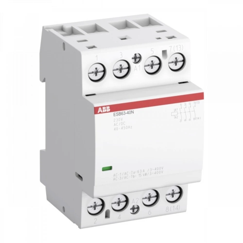 ESB63-20N-06 Модульный контактор Ie=63A, 2НО, Uc=230 В AC/DC