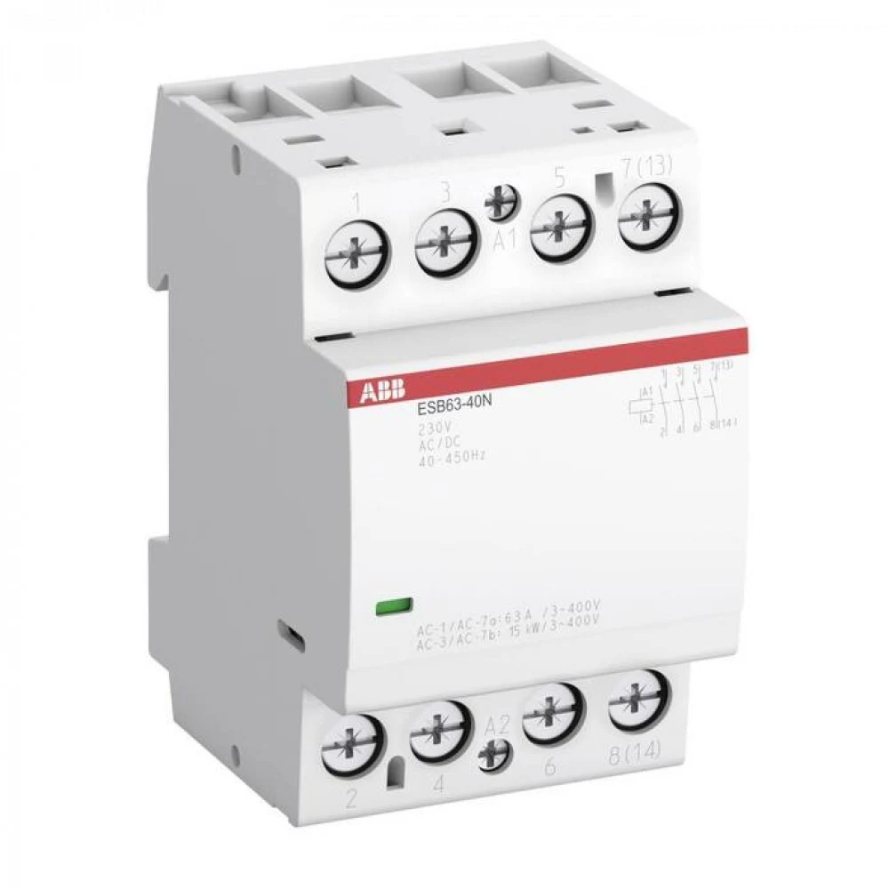 ESB63-31N-06 Модульный контактор 63А, 3NO+1НЗ, 230 В AC/DC