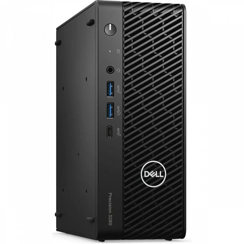ПК Dell Precision 3280 i7 14700 (2.1) 32Gb SSD1Tb RTX A2000 16Gb CR Windows 11 Pro GbitEth 240W мышь клавиатура черный (3280-7321)