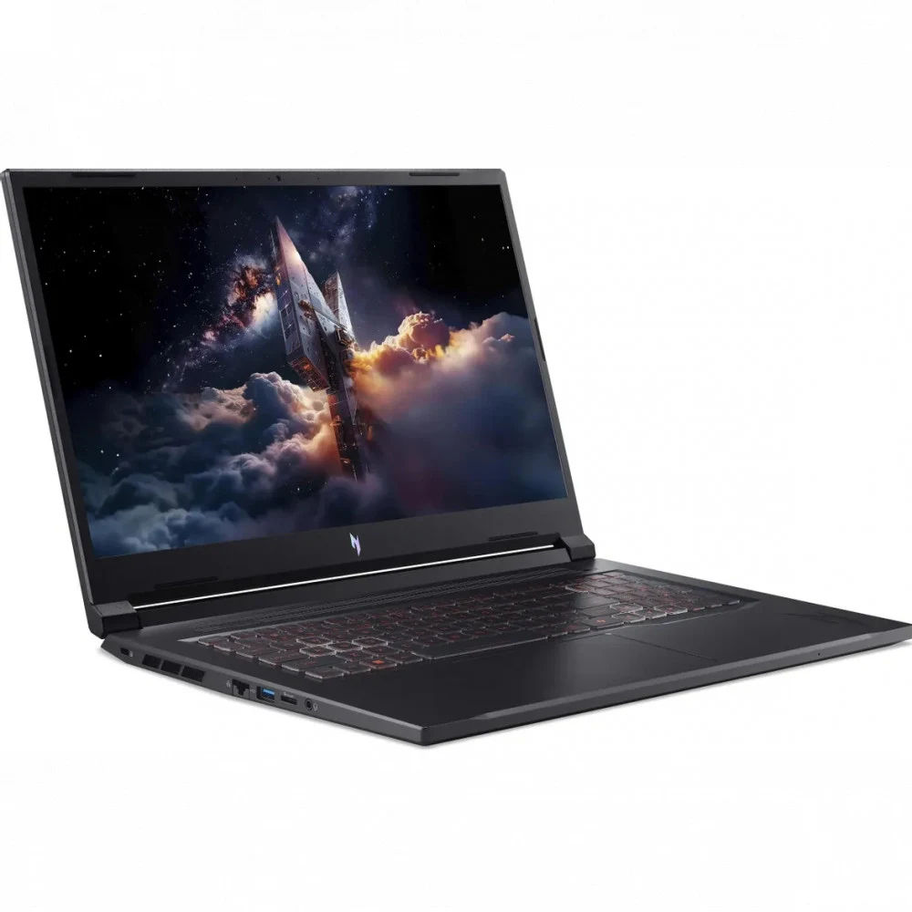 Ноутбук Acer Nitro V 17 AI ANV17-41-R9Q9 Ryzen 7 260 16Gb SSD1Tb NVIDIA GeForce RTX 5060 8Gb 17.3" IPS QHD (2560x1440) без ОС black WiFi BT Cam (NH.QYVCD.007)