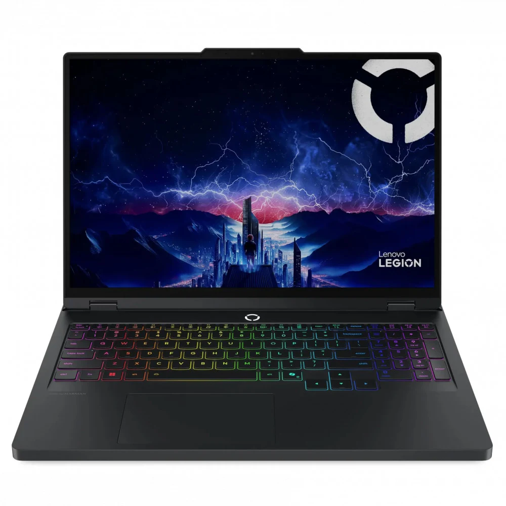 Ноутбук Lenovo Legion Pro 5 16IAX10 Core Ultra 7 255HX 32Gb SSD1Tb NVIDIA GeForce RTX 5070 8Gb 16" OLED WQXGA (2560x1600) без ОС black WiFi BT Cam (83F3000XRK)