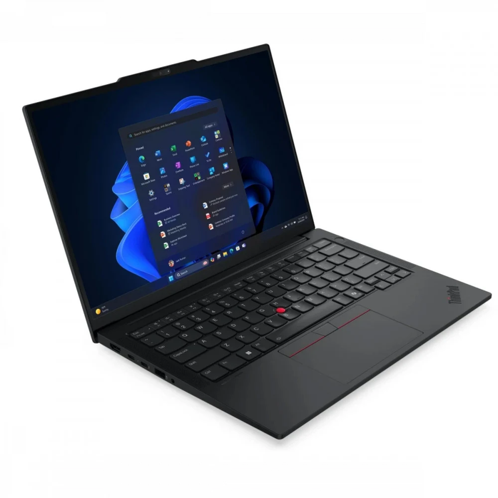 Ноутбук ThinkPad E14 Gen 7 14" WUXGA (1920x1200) IPS 300N, Core 5 210H, 16GB DDR5-5600, 512GB SSD M.2, Int Graphics, WiFi6E, BT, TPM2, FPR, FHD+IR Cam, Kb Ru/Eng, Cam, 48Wh, 65W USB-C, NoOS, 1Y, 1.4