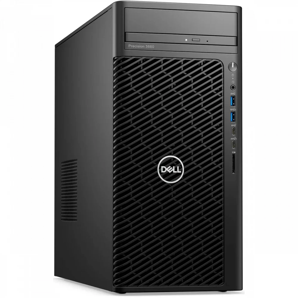 ПК Dell Precision 3660 MT Core i9 13900 (1.5) 64Gb 2Tb SSD1Tb RTX A4000 16Gb DVDRW CR Windows 11 Professional GbitEth мышь клавиатура черный (3660-9671)