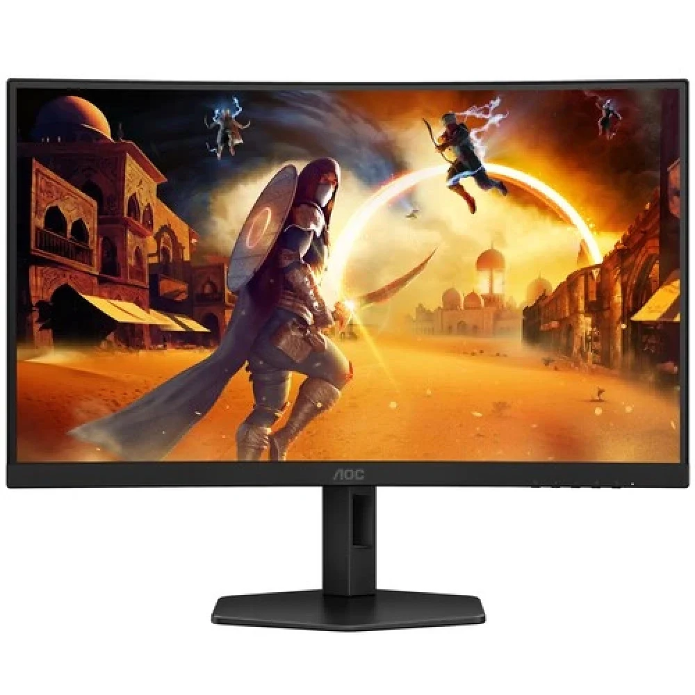 Монитор AOC 27" Gaming CQ27G4X черный VA LED 16:9 HDMI матовая HAS Piv 300cd 178гр/178гр 2560x1440 180Hz FreeSync Premium Pro DP Quad 2K (1440p) 5.91кг
