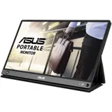 ASUS 15.6" MB16AHP IPS USB-Portable Monitor, 1920x1080, 5ms, 250cd/m2, 700:1, 178°/178°, USB Type-C, Micro-HDMI, Pivot, колонки, SmartCase, Compatible Thunderbolt 3, Black, 90LM04T0-B01170