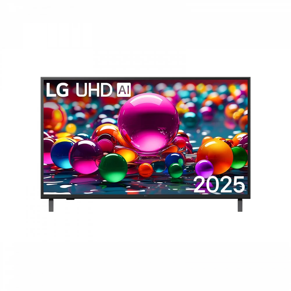 Телевизор ЖК 43'' LG/ 43", Ultra HD, Smart TV, WebOS, Wi-Fi, DVB-T2/C/S2, MR, 60Hz Native, 2.0ch (20W), 2 HDMI, 2 USB, 2 Pole, Charcoal Black, 2025