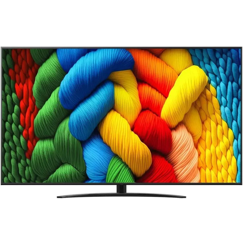 Телевизор ЖК 75'' LG/ 75", Ultra HD, Nano Color, Smart TV, WebOS, Wi-Fi, DVB-T2/C/S2, MR, 60Hz Native, 2.0ch (20W), 2 HDMI, 2 USB, 1 Pole, Charcoal Black, 2025