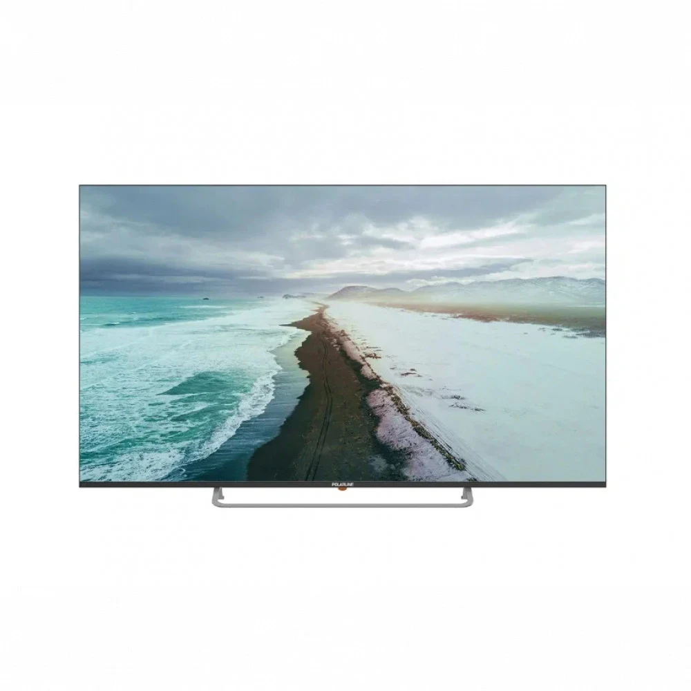 Телевизор QLED PolarLine 65" 65PQ71STC-SM Frameless черный/серебристый 4K Ultra HD 60Hz DVB-T DVB-T2 DVB-C DVB-S2 USB WiFi Smart TV (RUS)