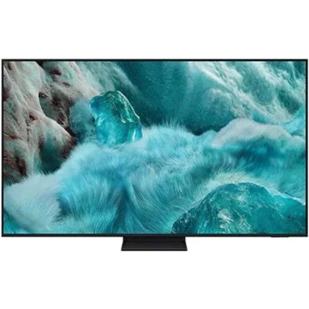 Телевизор ЖК 55'' Samsung/ 55", QLED, Ultra HD, Tizen Smart TV, HDR10+, Wi-Fi, Voice, DVB-T2/C/S2, Bluetooth, CI+(1.4), 20W, OTS Lite, 3HDMI, 2USB, Titan Gray 2025