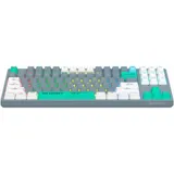 Клавиатура A4Tech Bloody S87 Energy механическая серый/зеленый USB for gamer LED (S87 USB ENERGY ASH)